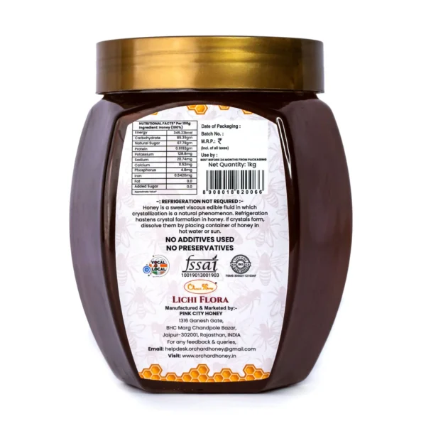Orchard Lychee Flora Honey (Lychee Honey 1KG) - Image 3