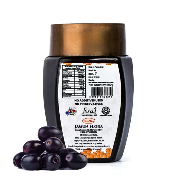 Orchard Jamun Flora Honey 100gm Pack of 2 - Image 4