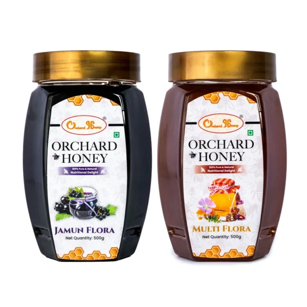 Orchard Jamun & Multi Flora Honey 500Gm Combo Pack of 2