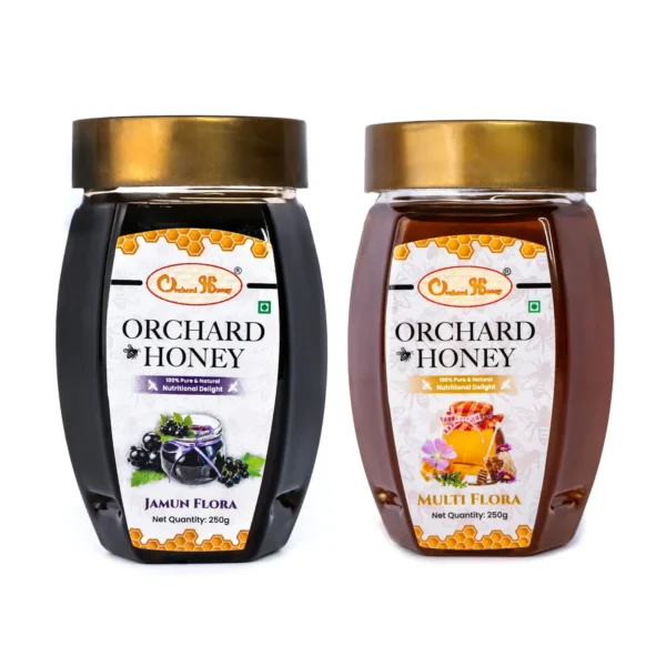 Orchard Jamun & Multi Flora Honey 250Gm Combo Pack of 2