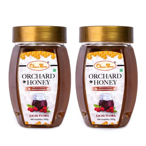 Orchard Lychee Flora Honey 250gm Pack of 2