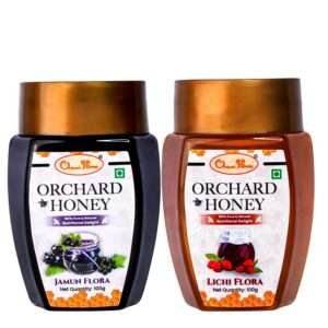 Orchard Jamun & Lychee Flora Honey 100Gm Combo Pack of 2