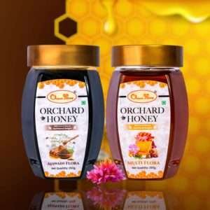 Orchard Ajwain & Multi Flora Honey 250Gm Combo Pack of 2