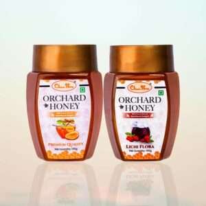 Orchard Lychee Flora & Premium Quality Honey 100Gm Combo Pack of 2