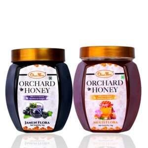 Orchard Jamun & Multi Flora Honey 1kg Combo Pack of 2