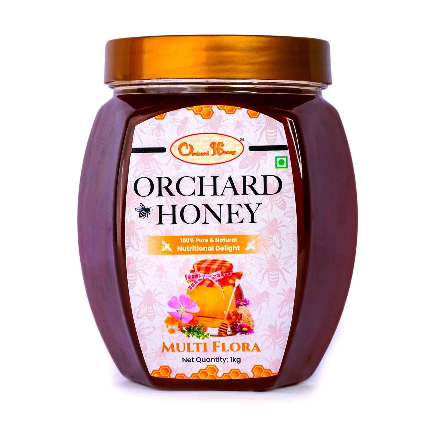 Orchard Multi Flora & Premium Quality Honey 1kg Combo Pack of 2 - Image 2
