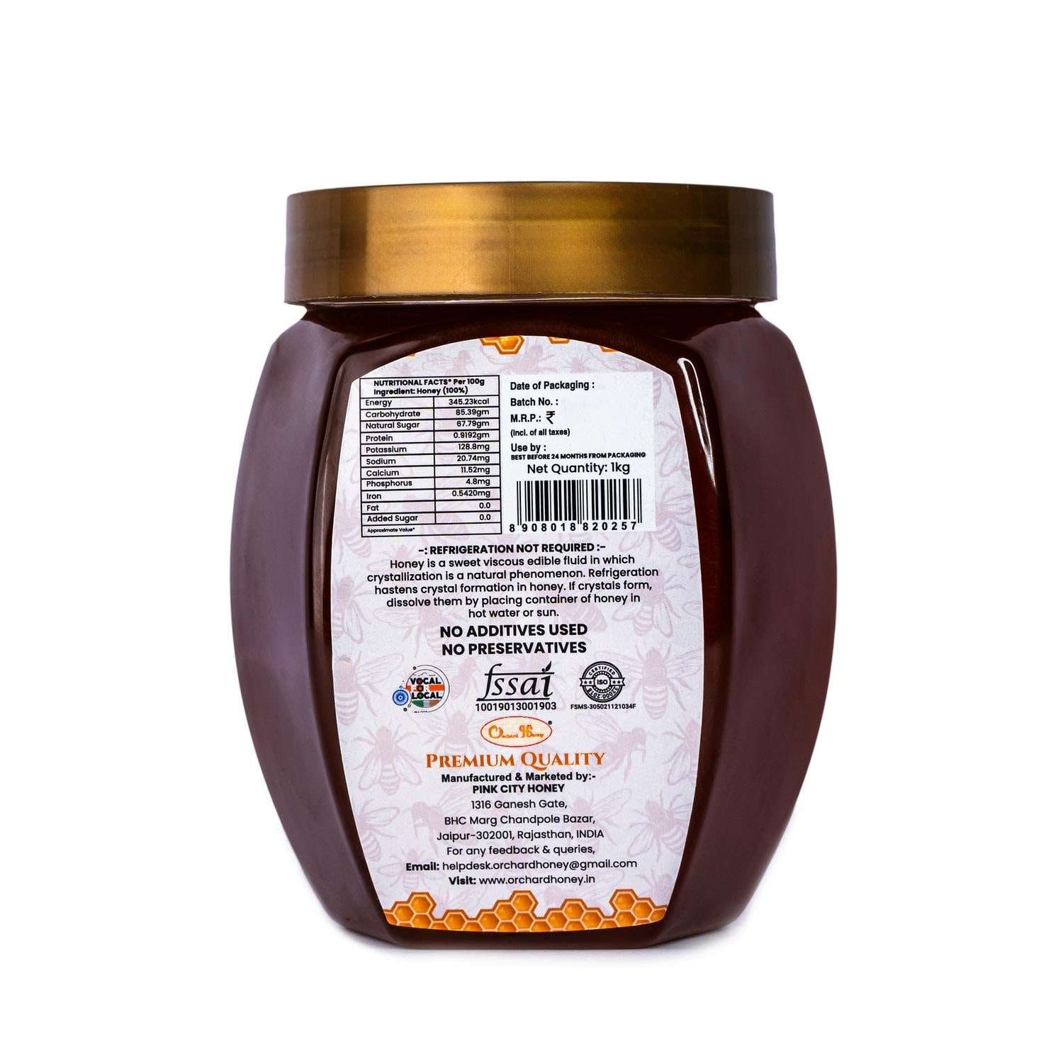 Orchard Lychee Flora & Premium Quality Honey 1kg Combo Pack of 2 - Image 4