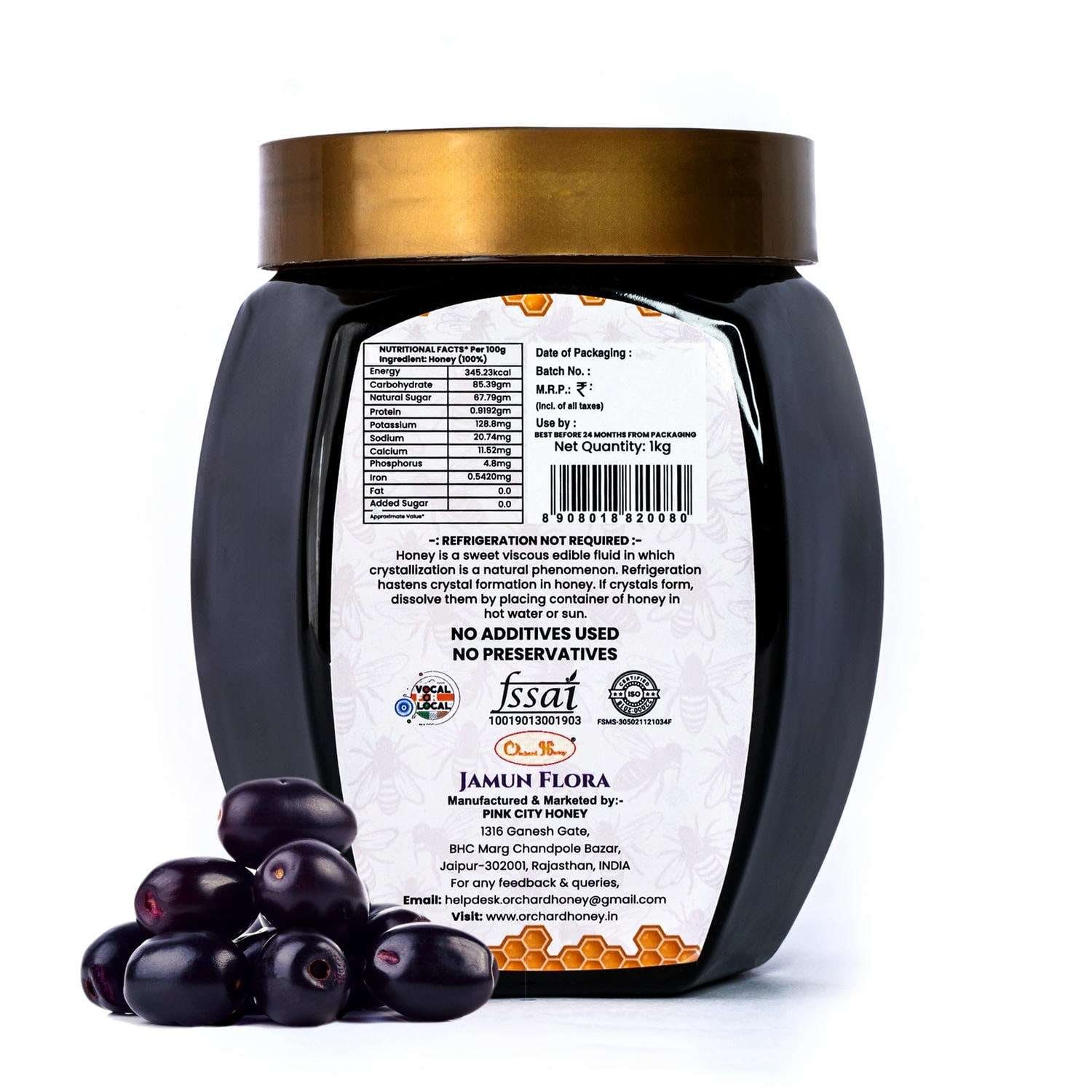 Orchard Jamun & Multi Flora Honey 1kg Combo Pack of 2 - Image 6