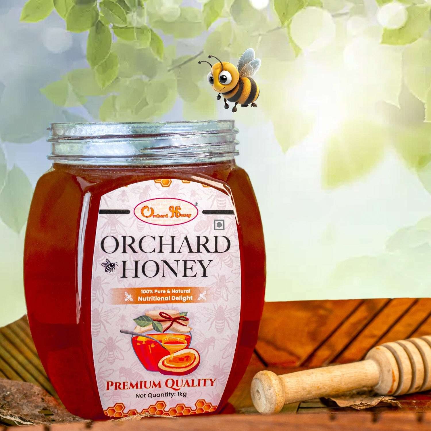 Orchard Jamun Flora & Premium Quality Honey 1kg Combo Pack of 2 - Image 6