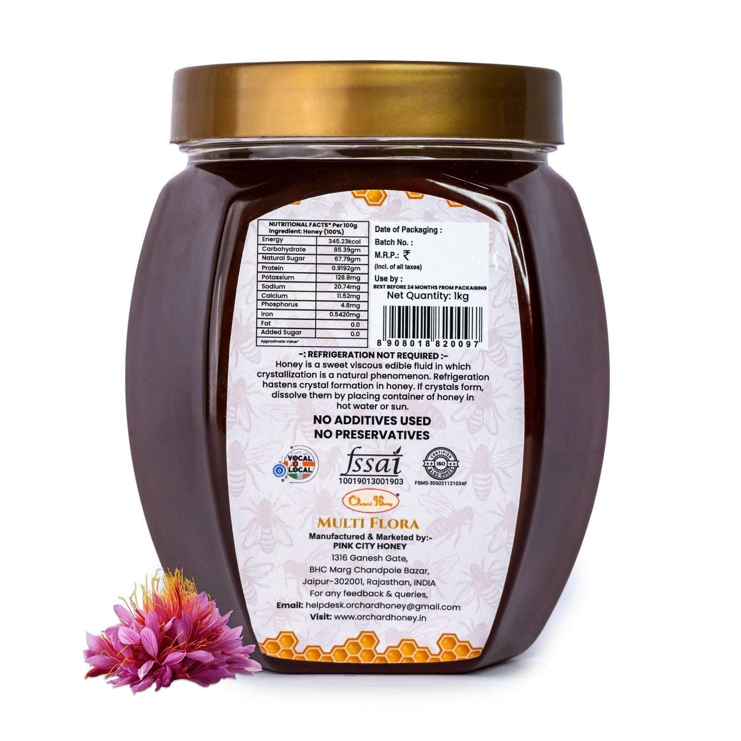 Orchard Jamun & Multi Flora Honey 1kg Combo Pack of 2 - Image 7