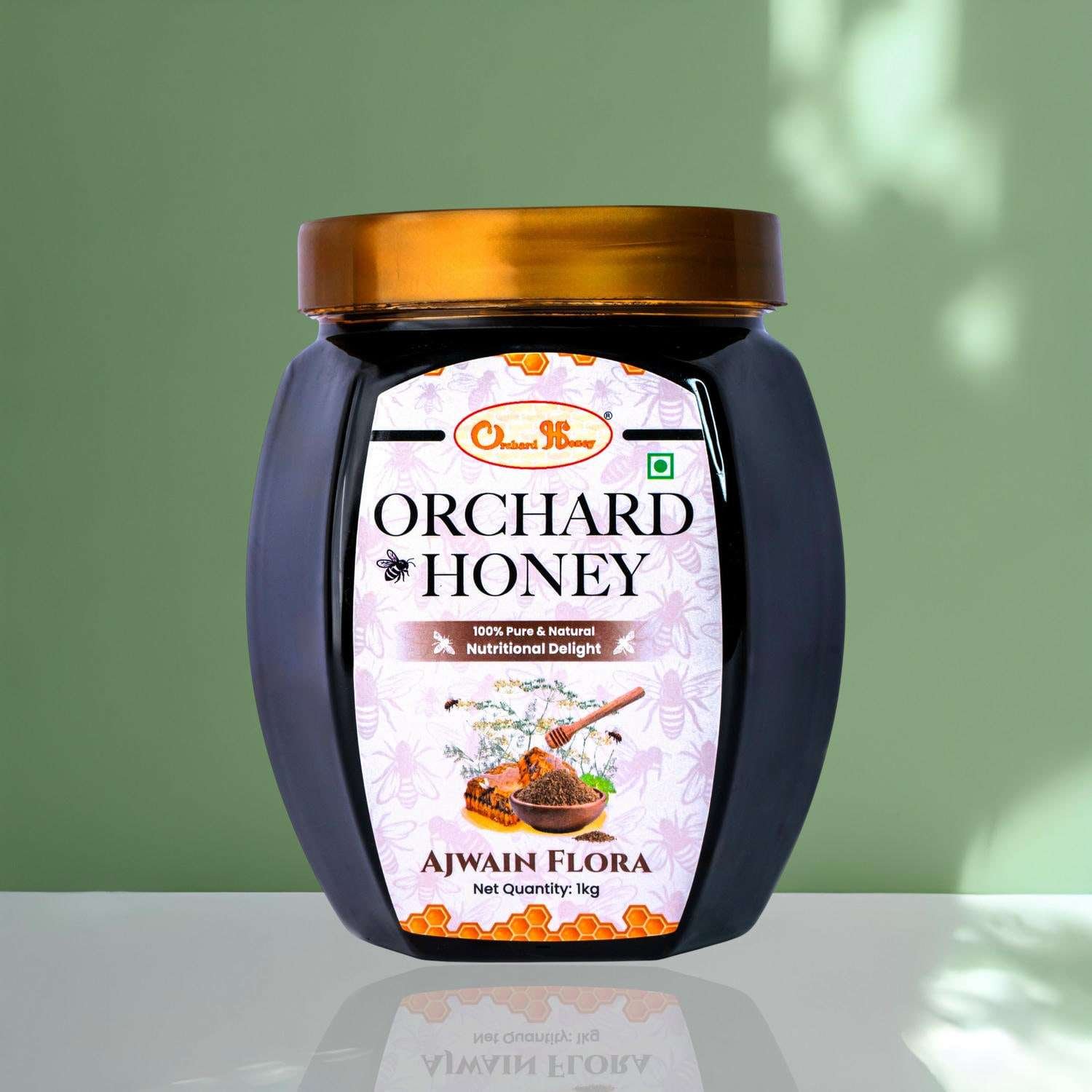 Orchard Ajwain & Lychee Flora Honey 1kg Combo Pack of 2 - Image 7