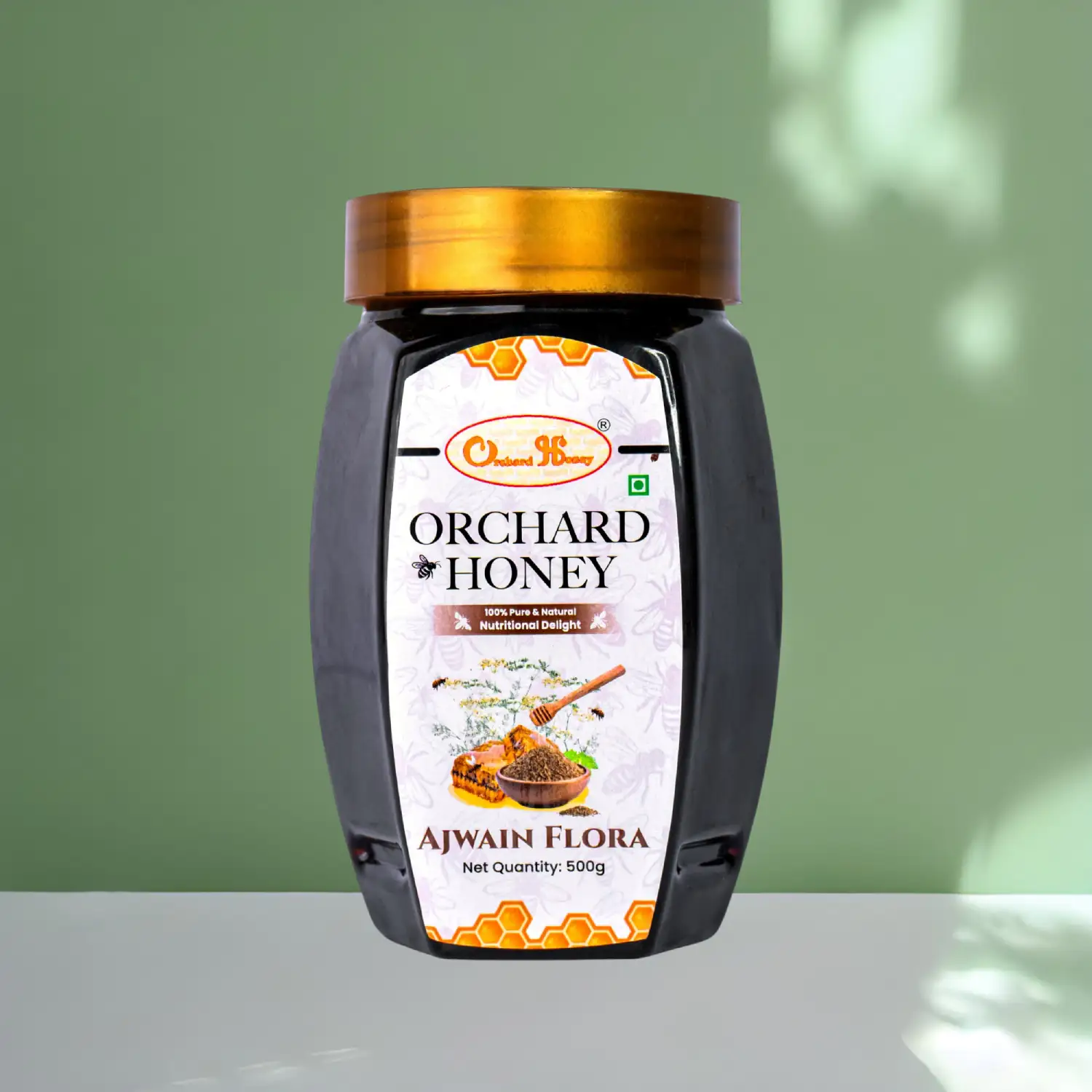 Orchard Ajwain & Lychee Flora Honey 500Gm Combo Pack of 2 - Image 5