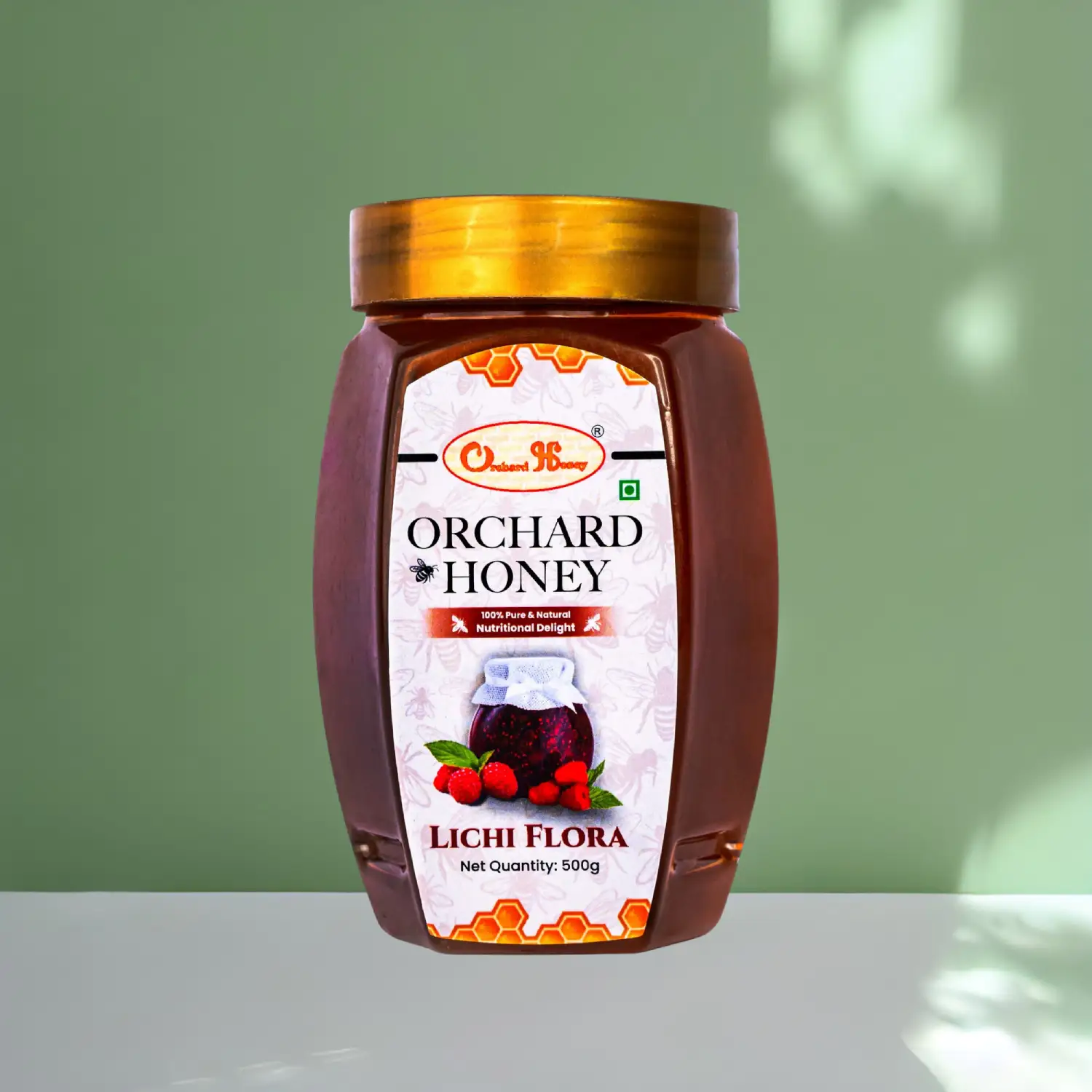 Orchard Ajwain & Lychee Flora Honey 500Gm Combo Pack of 2 - Image 4