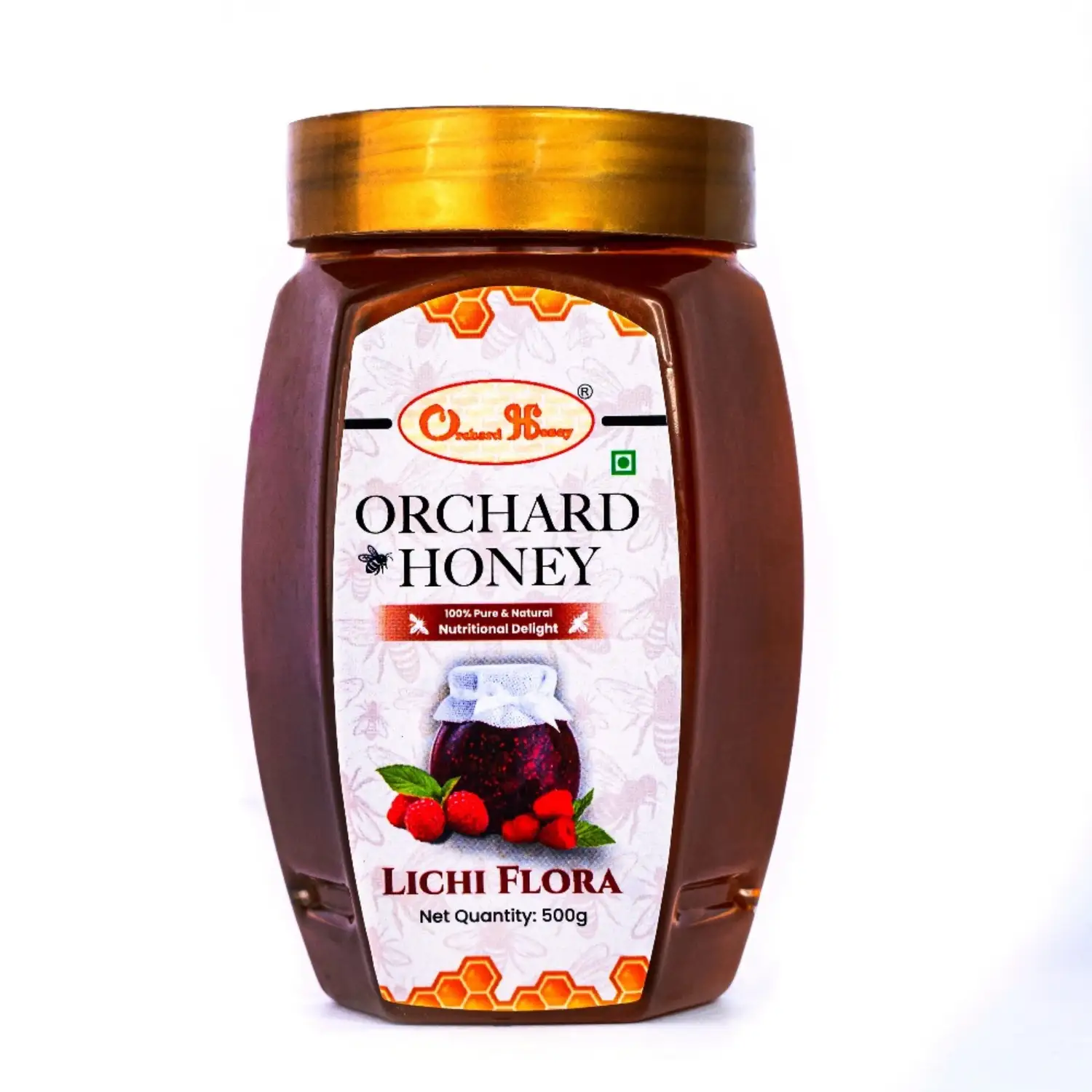Orchard Ajwain & Lychee Flora Honey 500Gm Combo Pack of 2 - Image 2