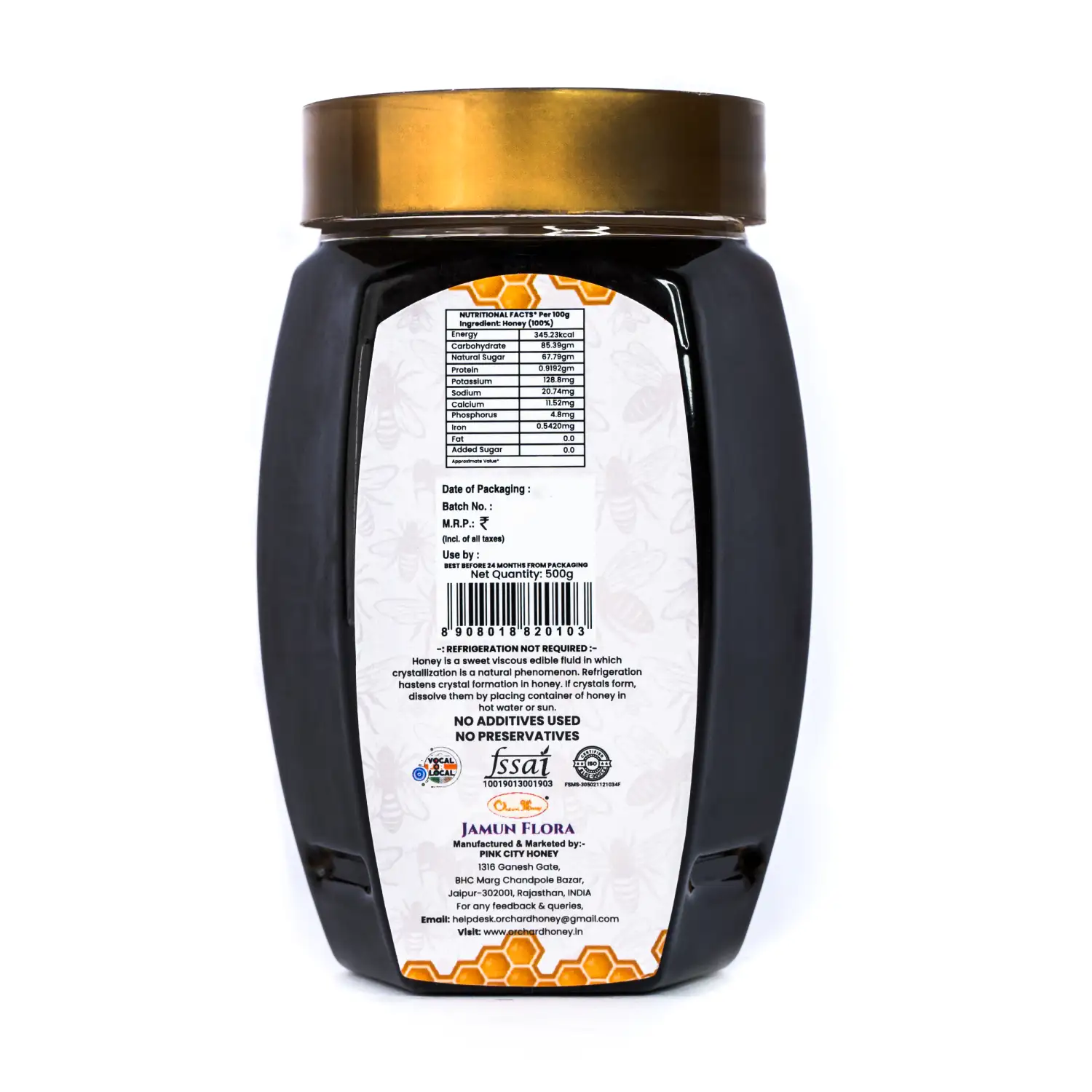 Orchard Jamun & Multi Flora Honey 500Gm Combo Pack of 2 - Image 8