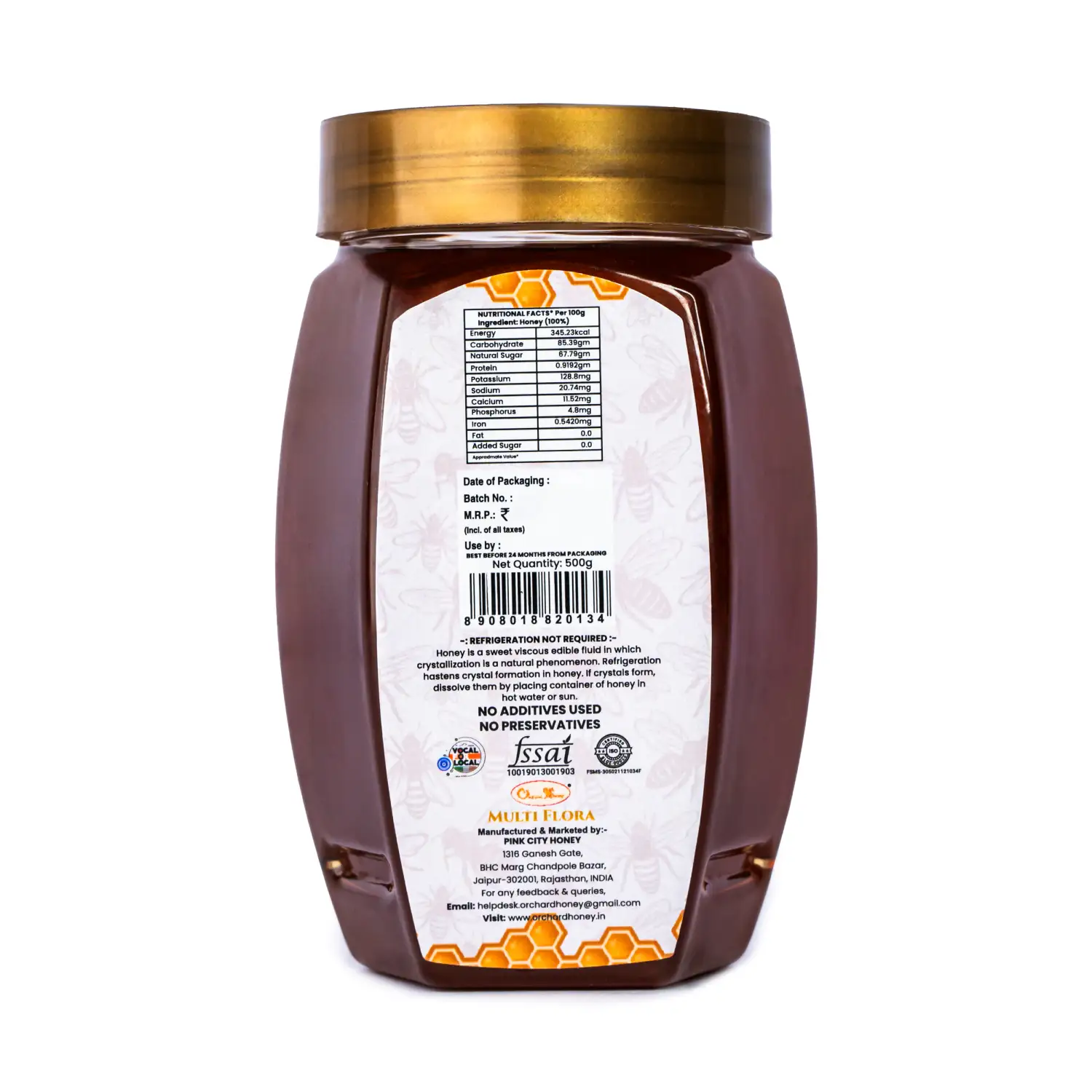 Orchard Jamun & Multi Flora Honey 500Gm Combo Pack of 2 - Image 7