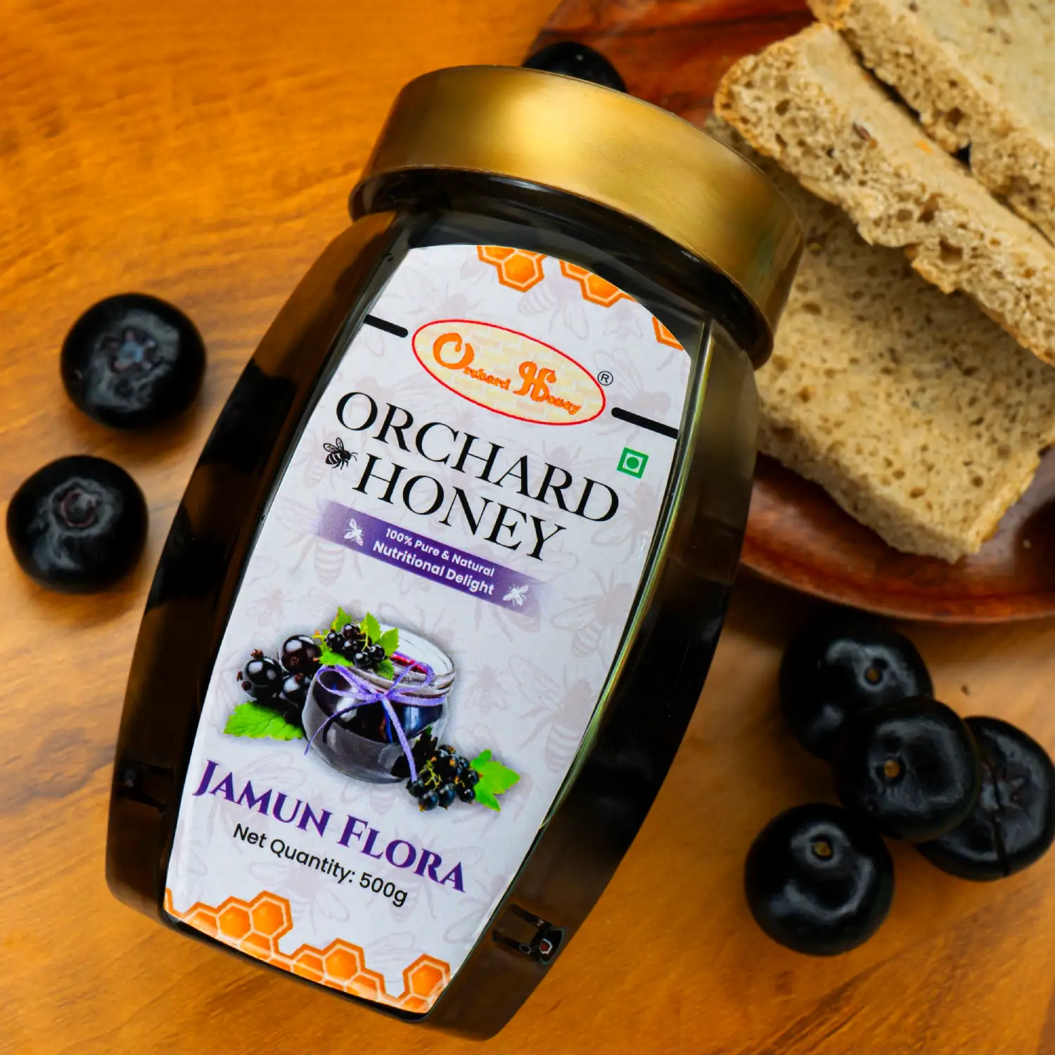 Orchard Jamun & Multi Flora Honey 500Gm Combo Pack of 2 - Image 6