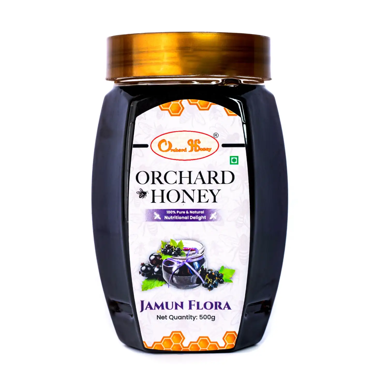 Orchard Jamun & Multi Flora Honey 500Gm Combo Pack of 2 - Image 2