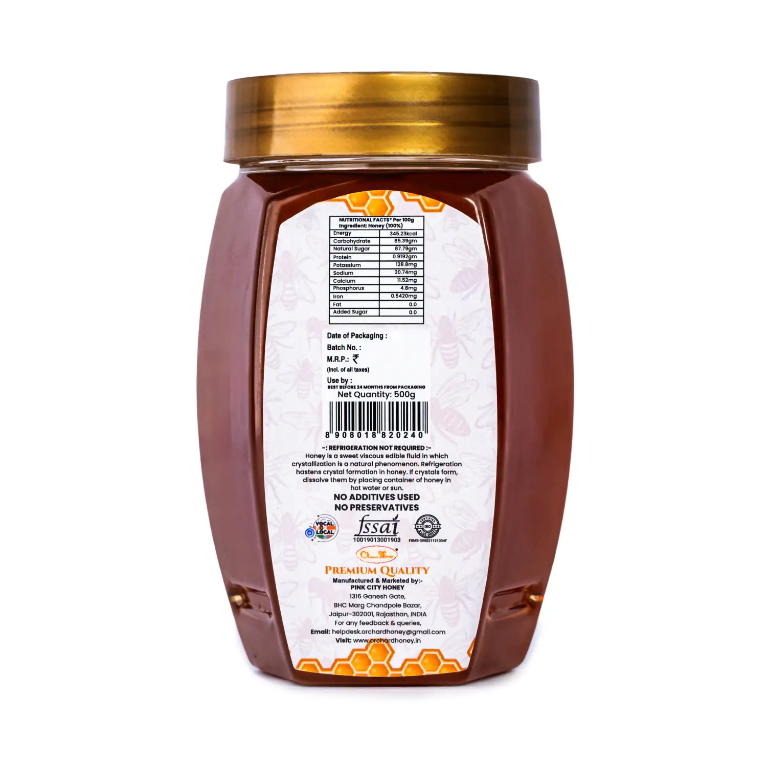 Orchard Multi Flora & Premium Quality Honey 500Gm Combo Pack of 2 - Image 4