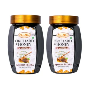 Orchard Ajwain Flora Honey 500gm Pack of 2