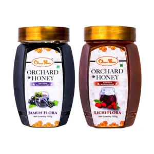 Orchard Jamun & Lychee Flora Honey 500Gm Combo Pack of 2