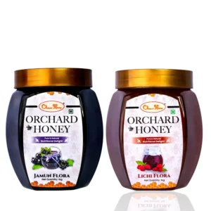 Orchard Jamun & Lychee Flora Honey 1kg Combo Pack of 2