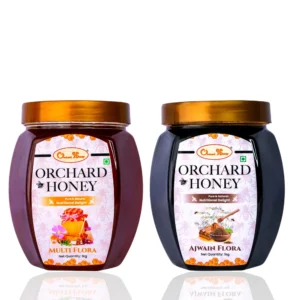Orchard Ajwain & Multi Flora Honey 1kg Combo Pack of 2