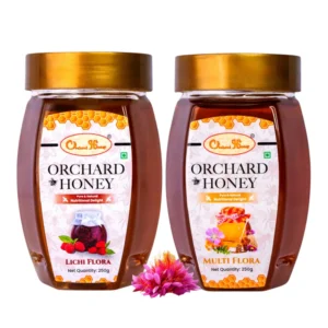 Orchard Multi Flora & Lychee Honey 250Gm Combo Pack of 2
