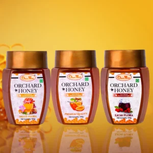 Orchard Honey Combo Pack Lychee Multi Flora & Premium 100Gm Pack of 3